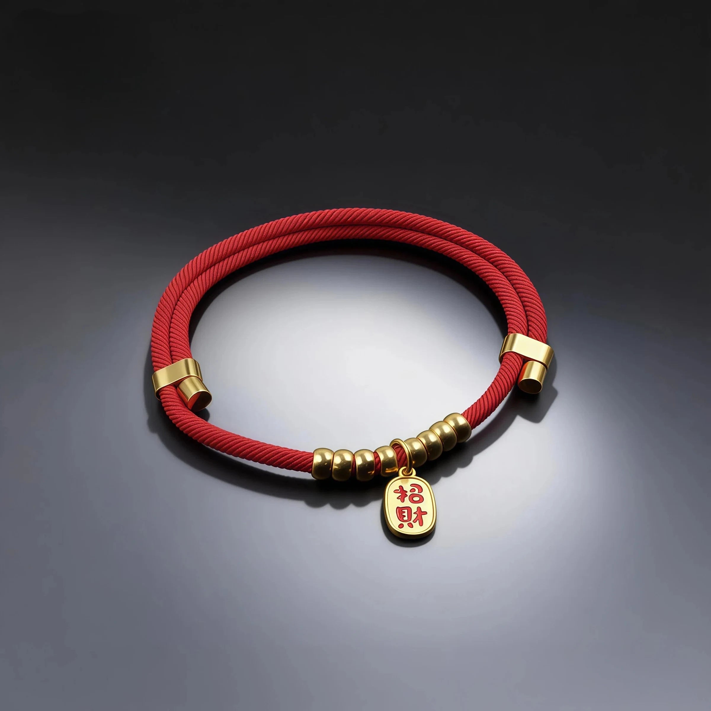 Blessing & Wealth - Prosperity Charm Red String Pet Collar