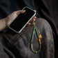 Serenity & Protection – Hetian Jade & Amber Vintage Talisman Strap