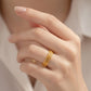 Wealth & Prosperity - Fortune Coin Adjustable Open Ring