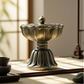 Fortune & Harmony – Feng Shui Lotus Pedestal Incense Burner