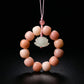 Serenity & Grace – Peach Bodhi Root & Lotus Talisman Strap