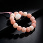 Serenity & Grace – Peach Bodhi Root & Lotus Talisman Strap