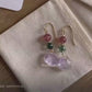 Calm & Spiritual Protection – Amethyst Healing Earrings