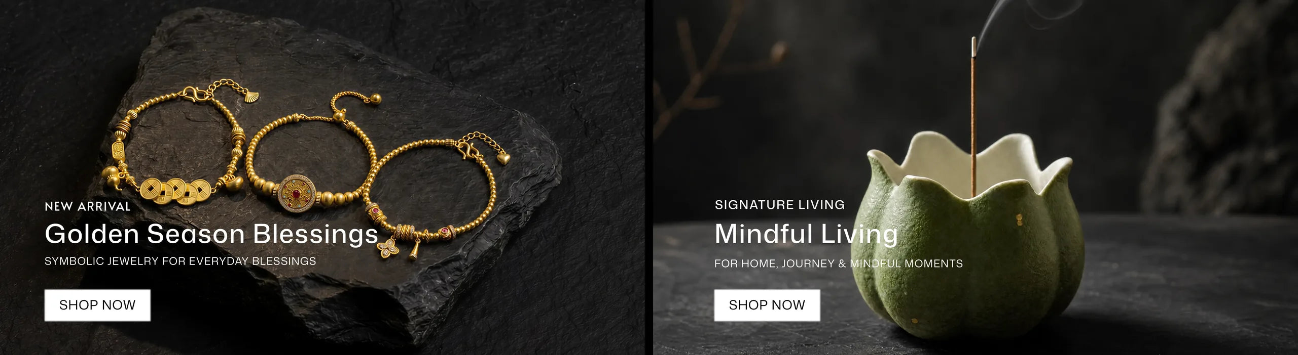 New Arrival jewelry and living collections